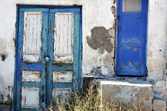 Santorini fasade vulkanøen